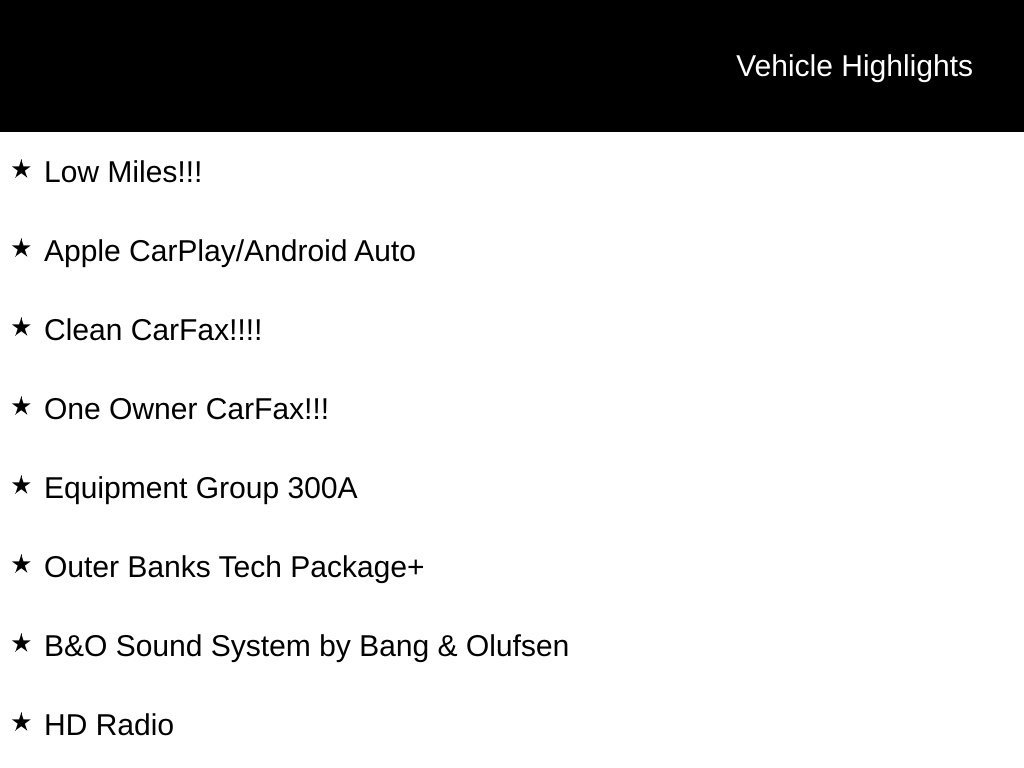 Certified 2025 Ford Bronco Sport Outer Banks w/ Outer Banks Tech Package+ AWD/4WD image 7