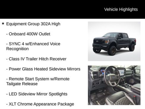 Used 2022 Ford F150 XLT w/ Equipment Group 302A High image 6