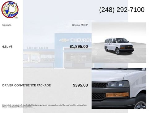 New 2025 Chevrolet Express 2500 w/ Driver Convenience Package RWD image 5