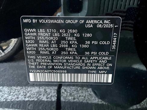 New 2026 Volkswagen Atlas SE image 19