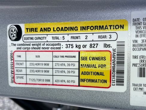 Used 2017 Ford Fusion Sport w/ Equipment Group 401A image 14