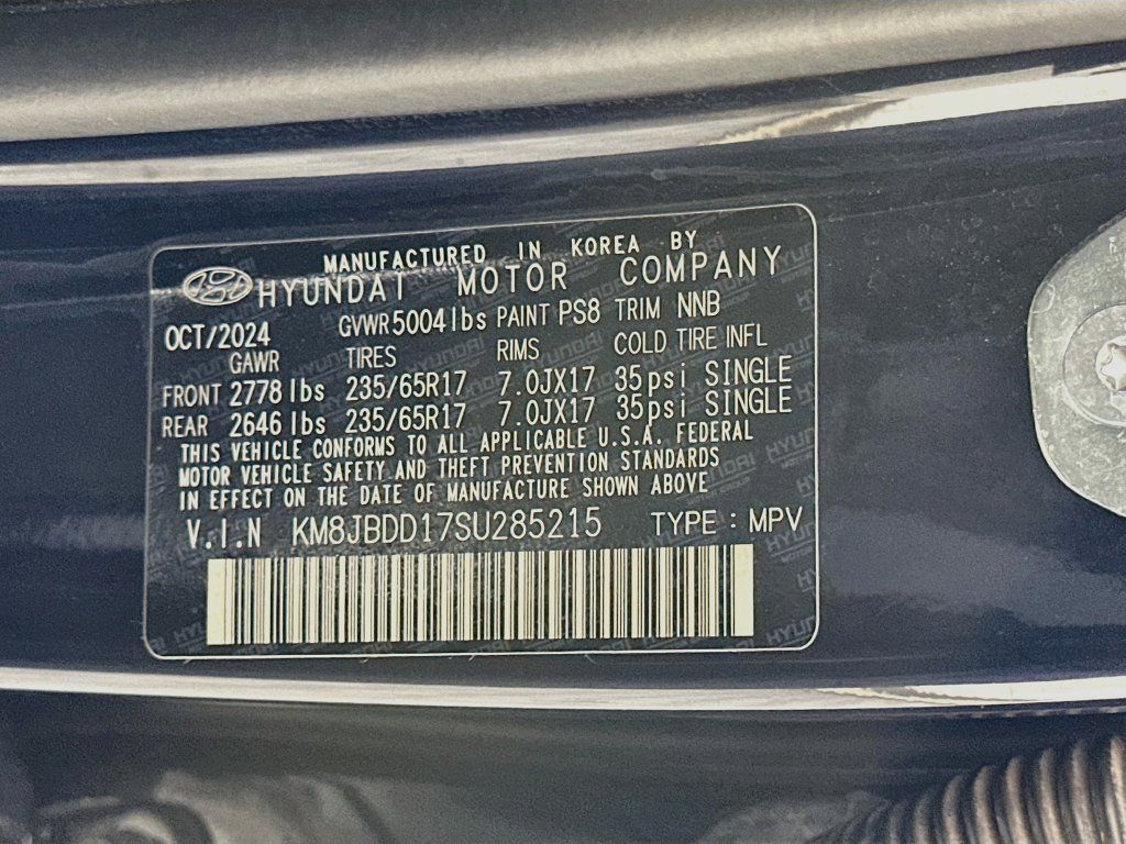 Certified 2025 Hyundai Tucson Blue AWD/4WD image 30