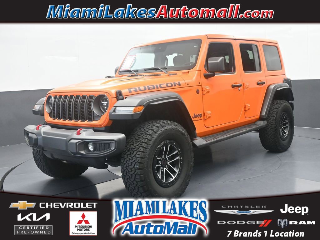 Used 2025 Jeep Wrangler Unlimited Rubicon w/ XTREMEE 35" Tire Package AWD/4WD 360° Tour