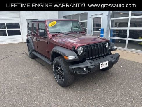 Used 2021 Jeep Wrangler Unlimited Sport AWD/4WD image 2