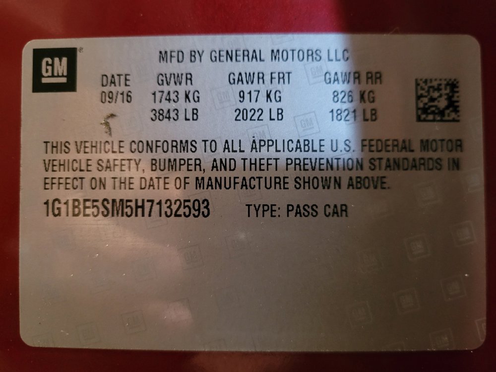 Used 2017 Chevrolet Cruze LT w/ Convenience Package FWD image 33