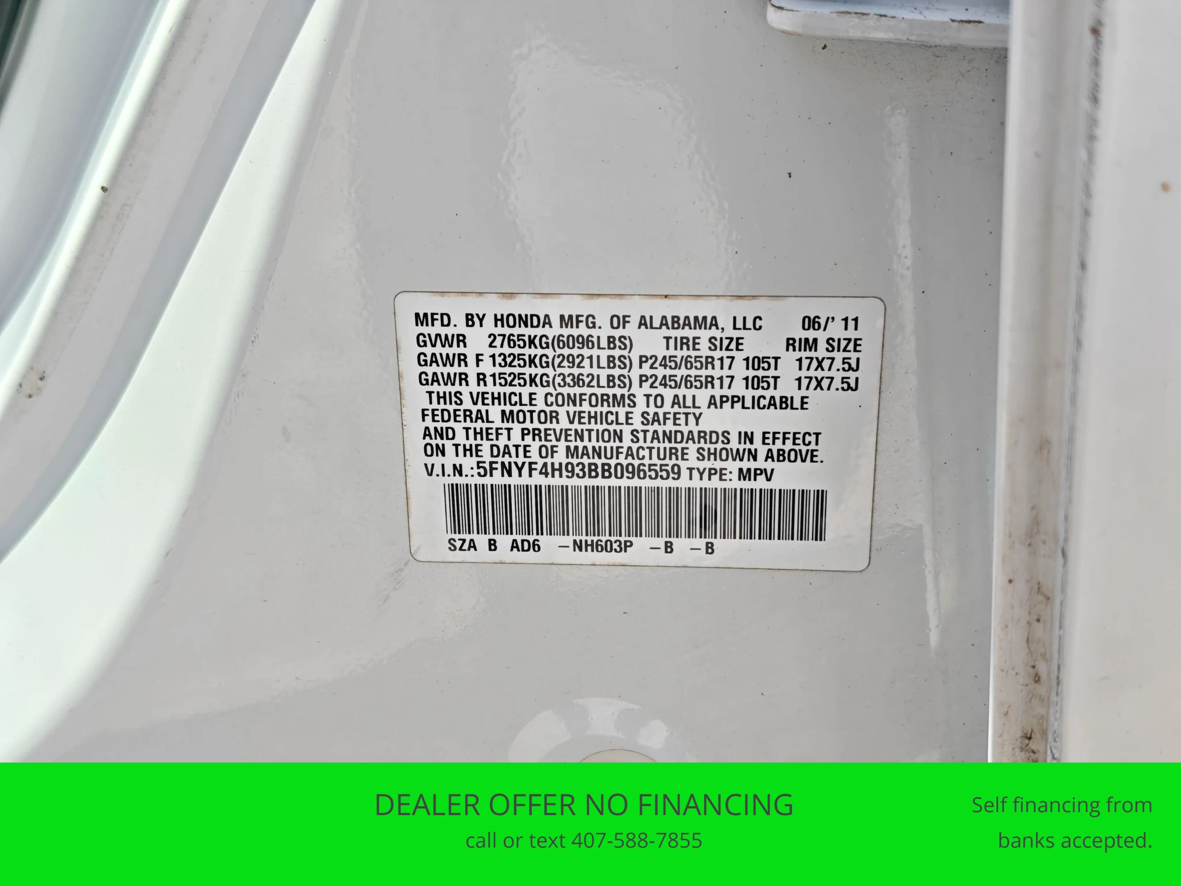 Used 2011 Honda Pilot Touring image 25