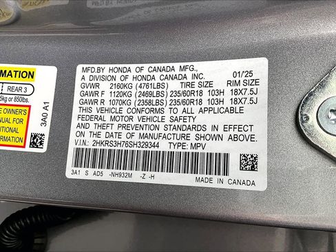 Certified 2025 Honda CR-V EX-L image 37