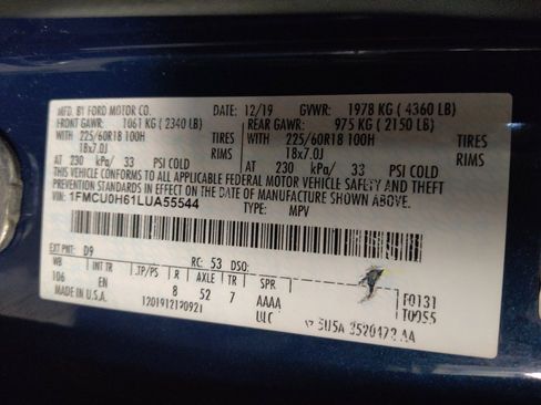 Used 2020 Ford Escape SEL FWD image 33