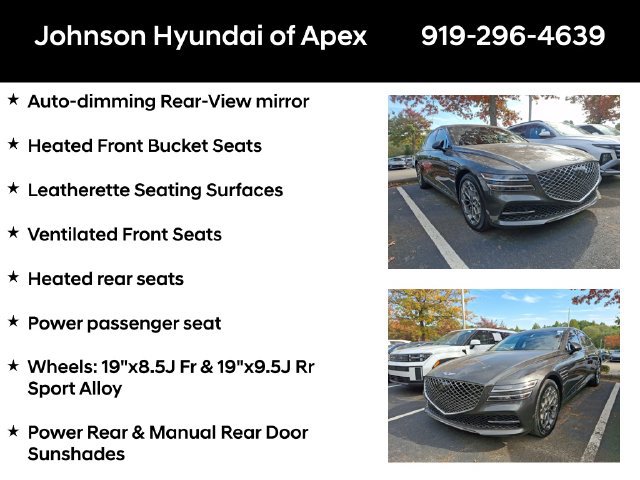 Used 2023 Genesis G80 2.5T w/ Advanced Package AWD/4WD image 9