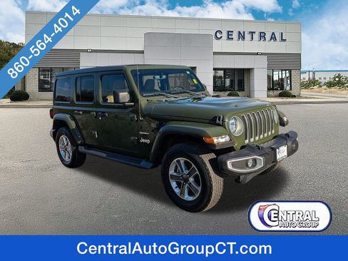Used 2021 Jeep Wrangler Unlimited Sahara image 1
