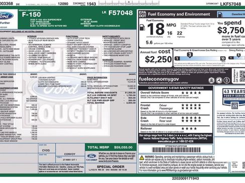 Used 2020 Ford F150 XLT w/ Equipment Group 302A Luxury image 8