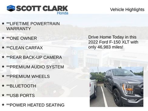 Used 2022 Ford F150 XLT w/ Equipment Group 302A High AWD/4WD image 5