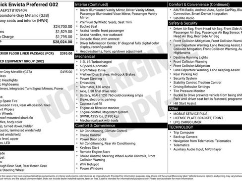 New 2026 Buick Envista Preferred image 9