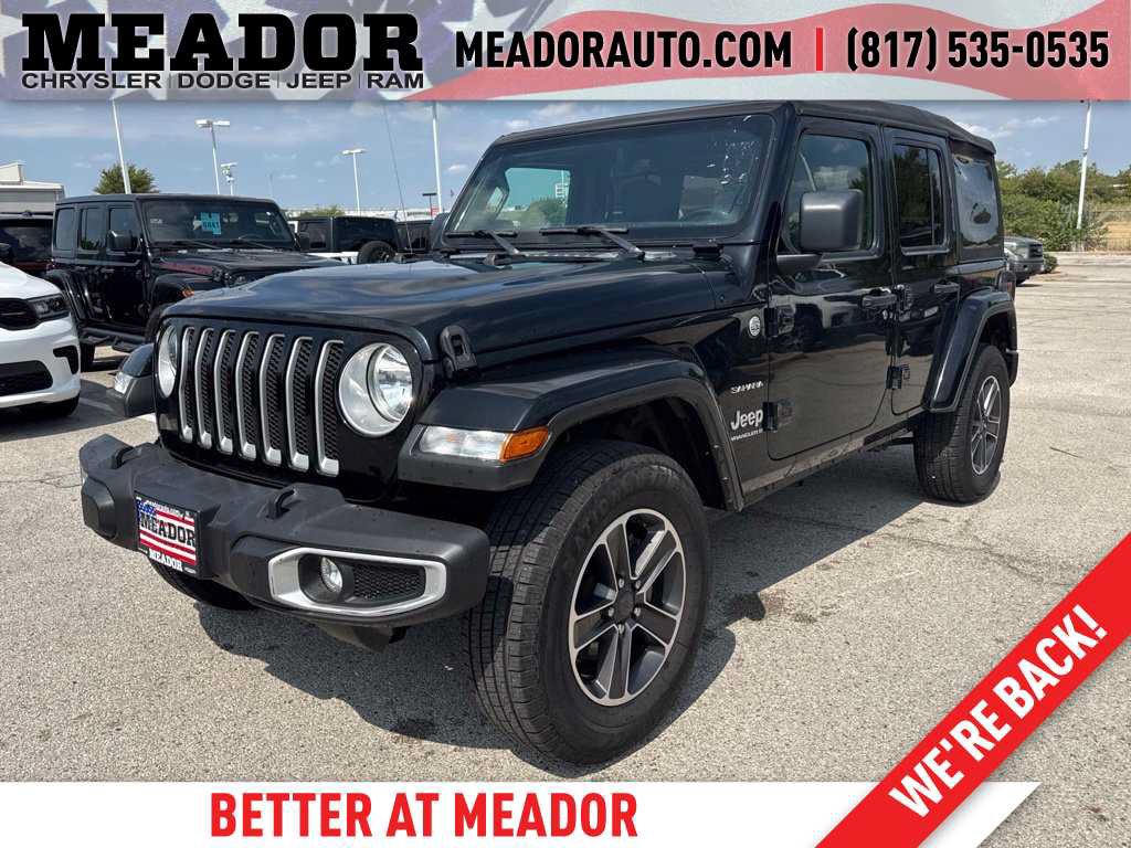 Used 2023 Jeep Wrangler Unlimited Sahara w/ Cold Weather Group AWD/4WD image 1