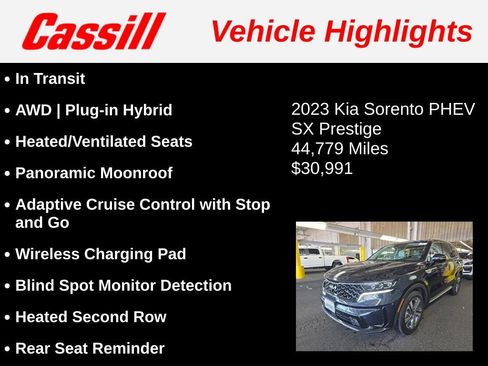 Used 2023 Kia Sorento SX Prestige AWD/4WD image 3