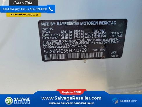 Used 2015 BMW X5 xDrive35d AWD/4WD image 17