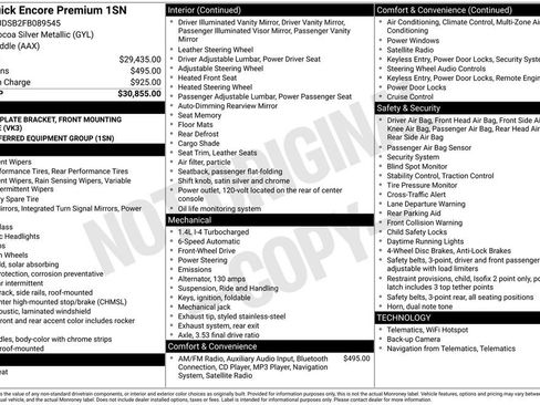 Used 2015 Buick Encore Premium image 11