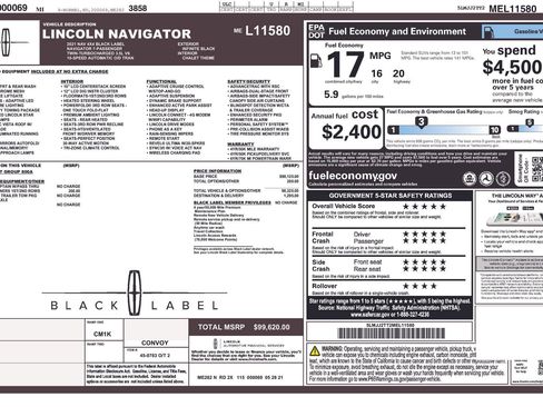 Used 2021 Lincoln Navigator Black Label image 2