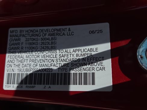 Certified 2025 Acura TLX SH-AWD w/ A-SPEC Pkg image 25