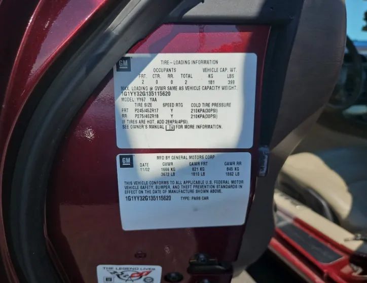 Used 2003 Chevrolet Corvette Coupe w/ Preferred Equipment Group1 RWD image 13