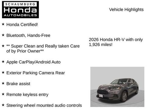 Certified 2026 Honda HR-V LX image 14