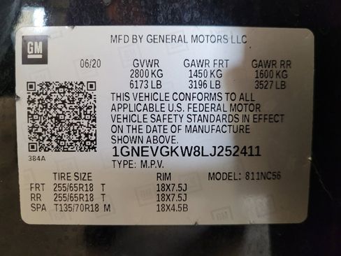 Used 2020 Chevrolet Traverse LT AWD/4WD image 33