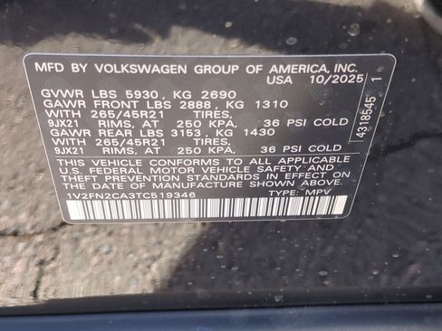 New 2026 Volkswagen Atlas SEL Premium R-Line AWD/4WD image 21