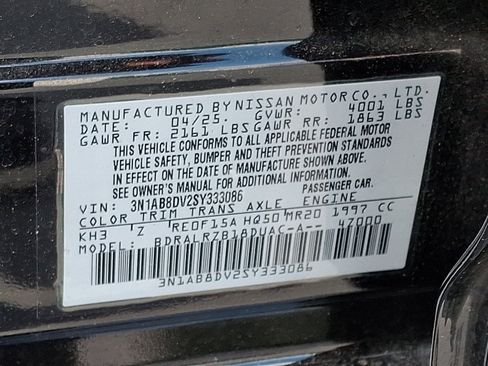 Used 2025 Nissan Sentra SR w/ Midnight Edition FWD image 26