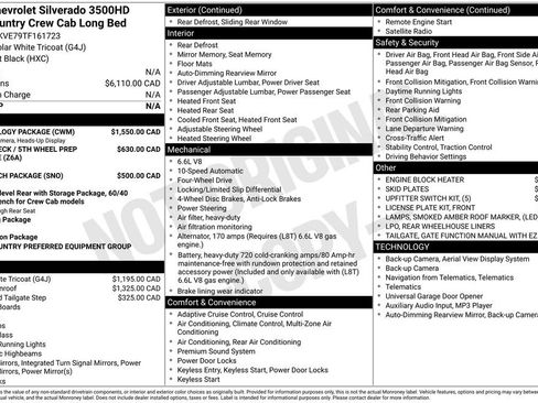 New 2026 Chevrolet Silverado 3500 High Country w/ Technology Package image 28