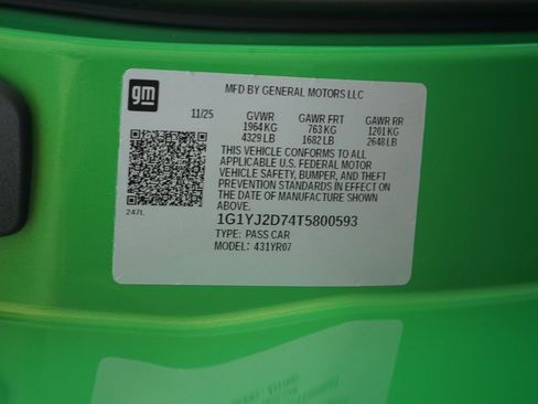 Used 2026 Chevrolet Corvette ZR1 w/ ZR1 Carbon Fiber Aero Package image 45