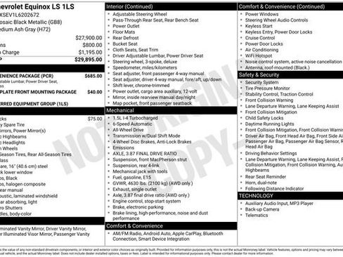 Used 2020 Chevrolet Equinox LS w/ LS Convenience Package image 29