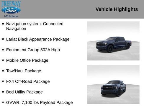 New 2025 Ford F150 Lariat w/ Equipment Group 502A High image 2