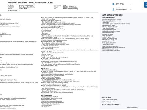 Used 2024 Mercedes-Benz EQE 350+ 4MATIC Sedan image 5