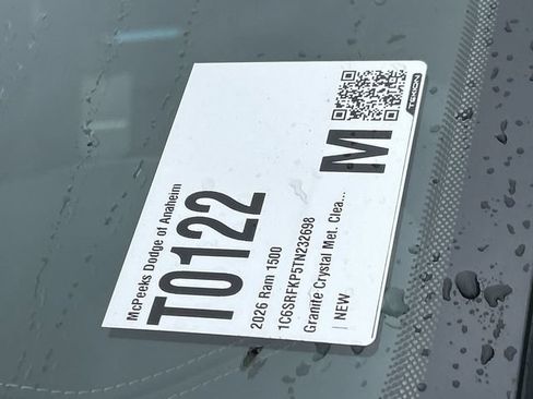 New 2026 RAM 1500 Tungsten AWD/4WD image 26