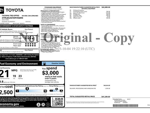 Used 2025 Toyota Tacoma TRD Off-Road image 23