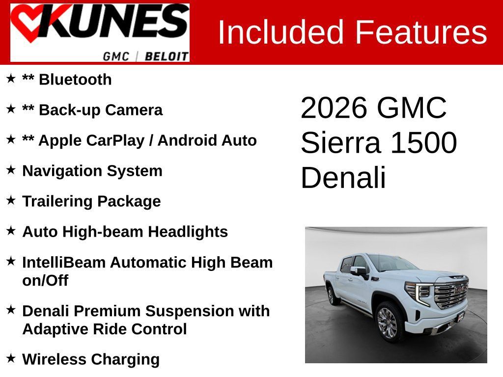 New 2026 GMC Sierra 1500 Denali AWD/4WD image 2
