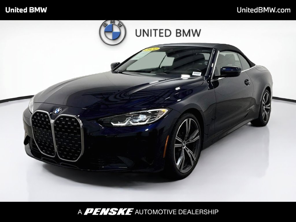 Certified 2024 BMW 430i Convertible w/ Premium Package RWD image 1
