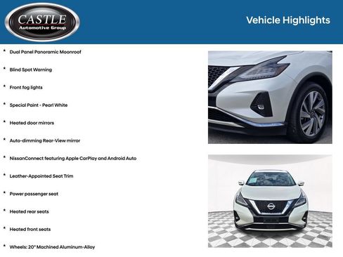 Used 2021 Nissan Murano SL w/ SL Moonroof Package AWD/4WD image 8