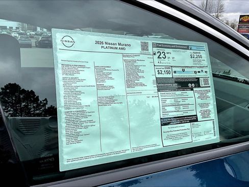 New 2026 Nissan Murano Platinum w/ Technology Package AWD/4WD image 14