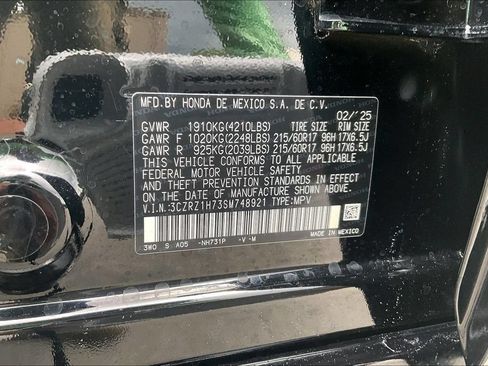 Certified 2025 Honda HR-V EX-L image 18