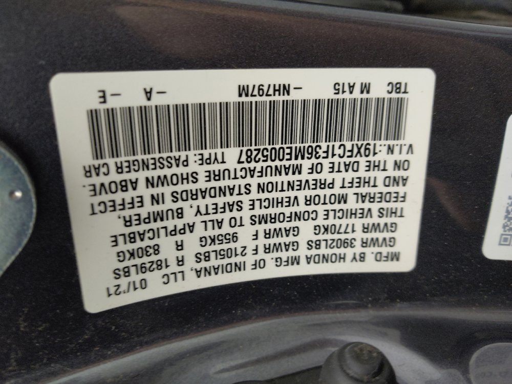 Used 2021 Honda Civic EX image 33
