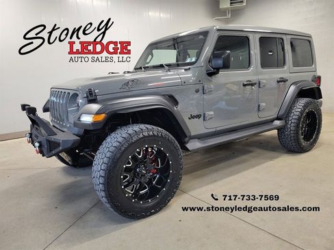 Used 2022 Jeep Wrangler Unlimited Sport w/ Sun And Sound Package AWD/4WD image 1