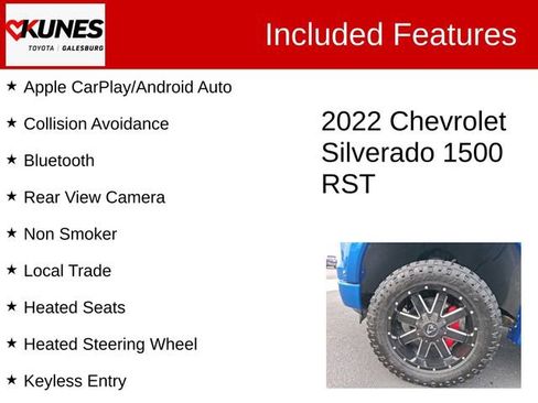Used 2022 Chevrolet Silverado 1500 RST w/ Convenience Package II image 2