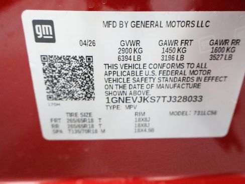 New 2026 Chevrolet Traverse Z71 w/ Enhanced Driving Package AWD/4WD image 37