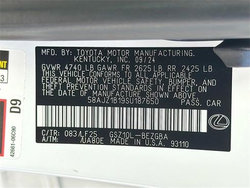 Used 2025 Lexus ES 350 F Sport image 45