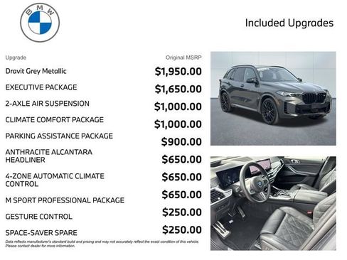 Certified 2024 BMW X5 M60i w/ Executive Package AWD/4WD image 3