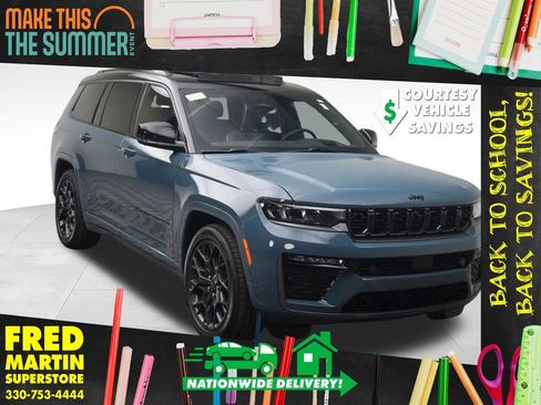 New 2026 Jeep Grand Cherokee L Summit w/ Obsidian Package AWD/4WD image 1