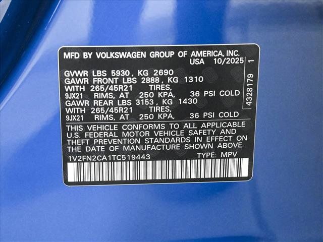 Used 2026 Volkswagen Atlas SEL Premium R-Line AWD/4WD image 27