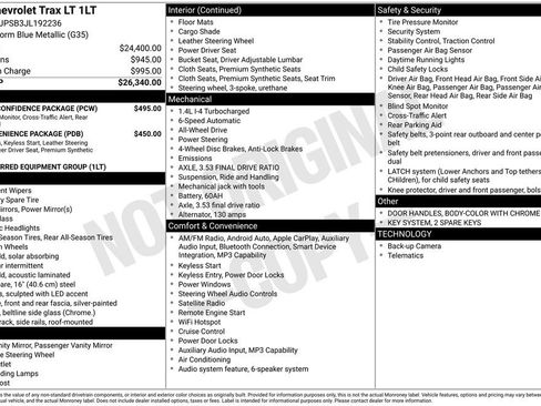 Used 2018 Chevrolet Trax LT w/ Driver Confidence Package image 1