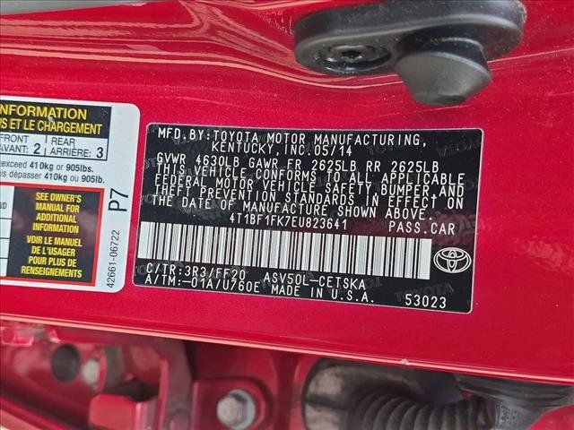 Used 2014 Toyota Camry SE FWD image 17